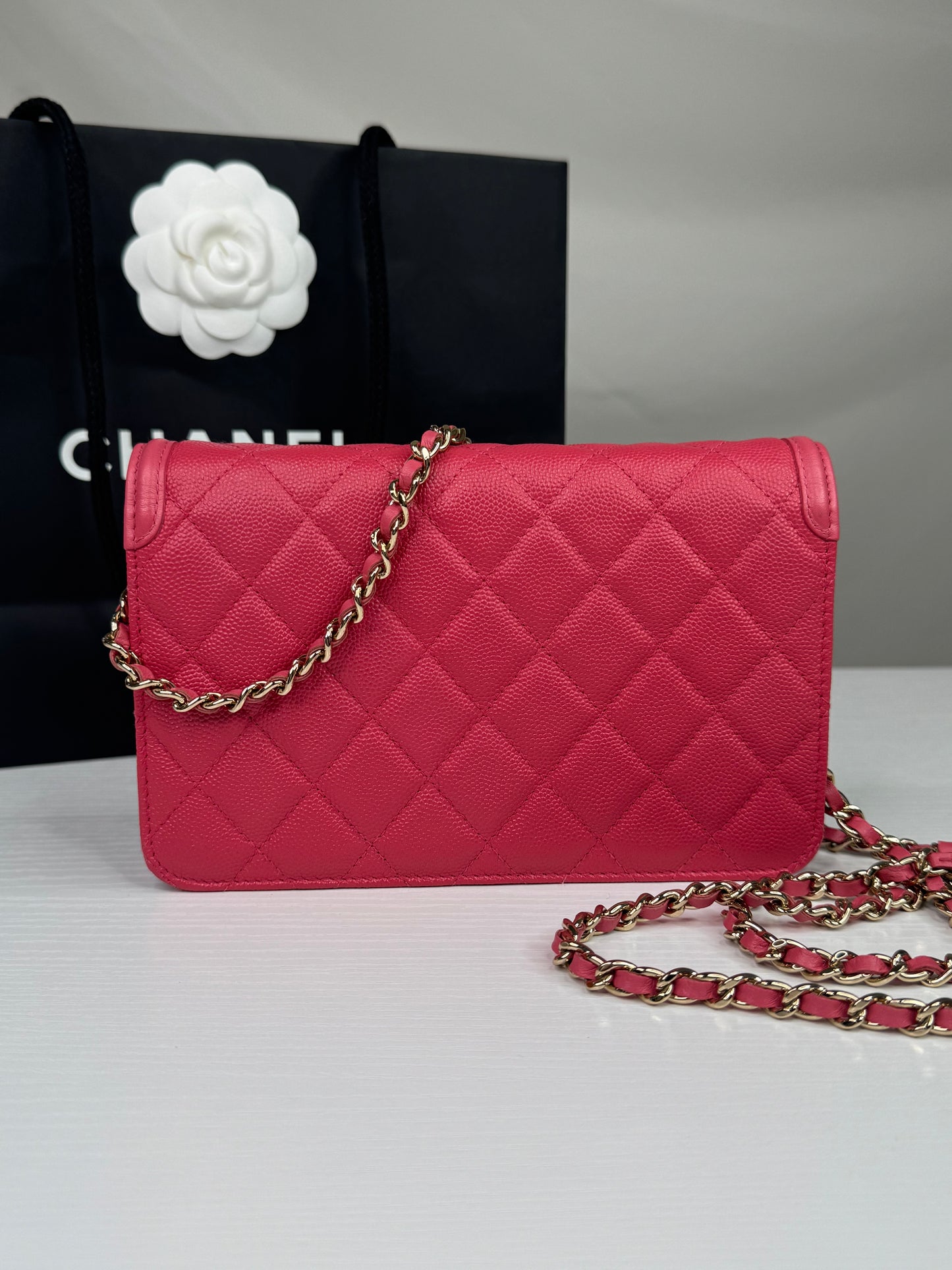 Chanel Filigree Caviar WOC