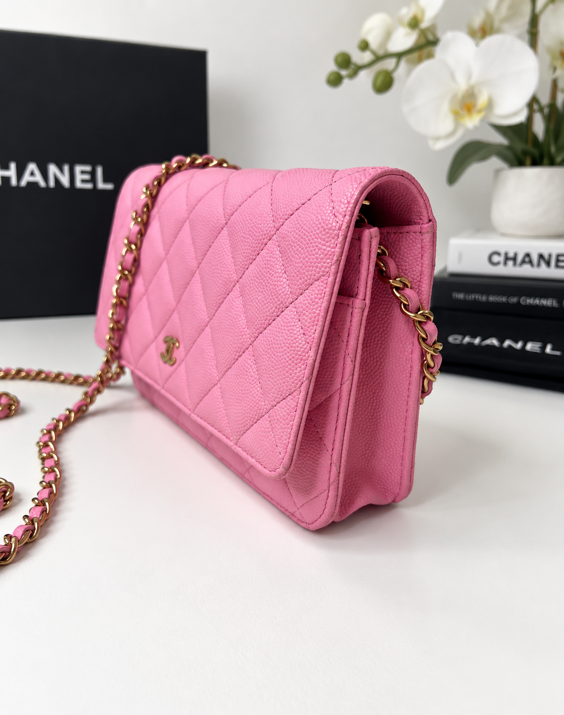 Chanel Caviar WOC Pink
