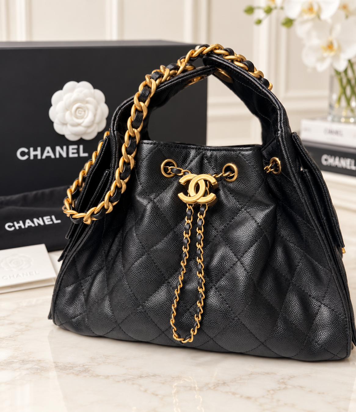 Chanel 25 Small Re-Waffle