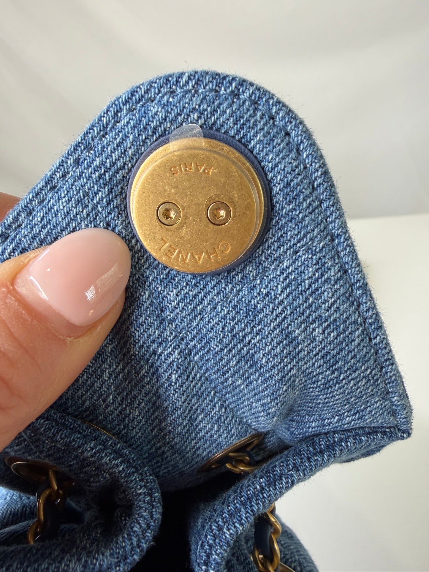 Chanel 25 Denim Mini