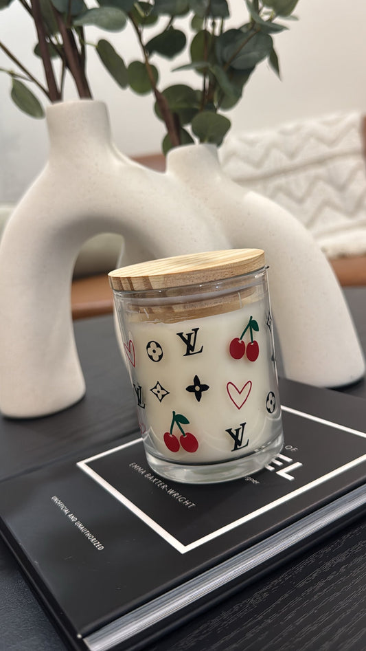 Viks Luxury Custom Cherry Candle π