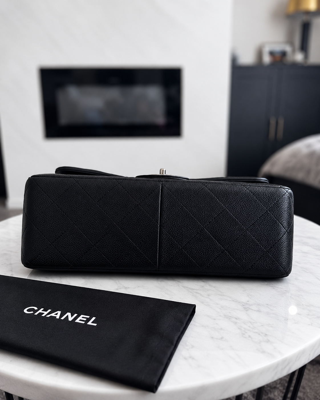 Chanel Classic Flap Caviar Jumbo