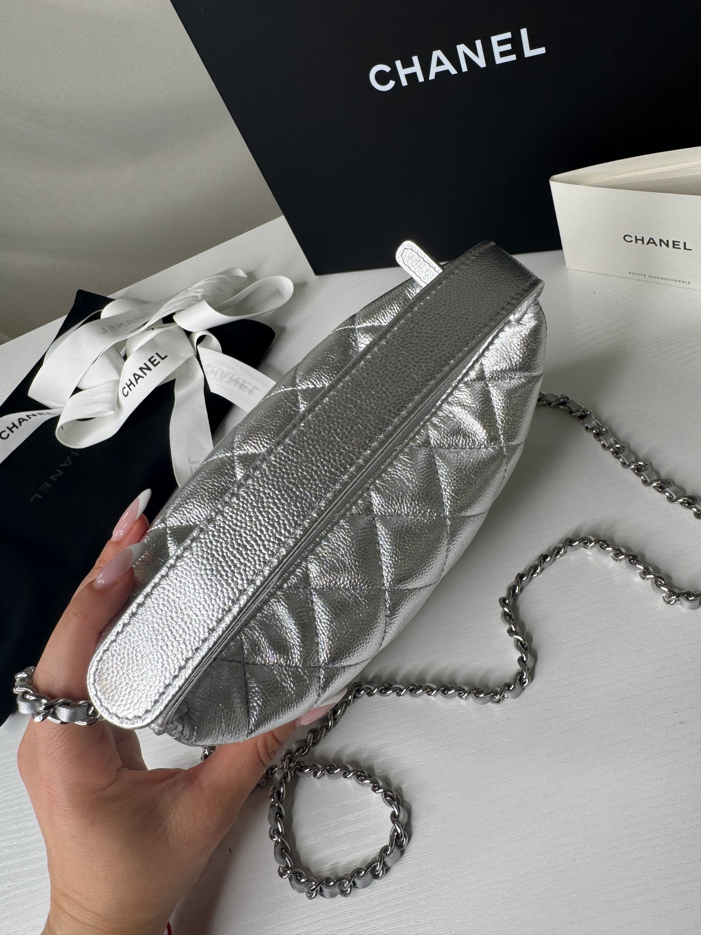 Chanel Caviar Mini Hobo Re-Waffle