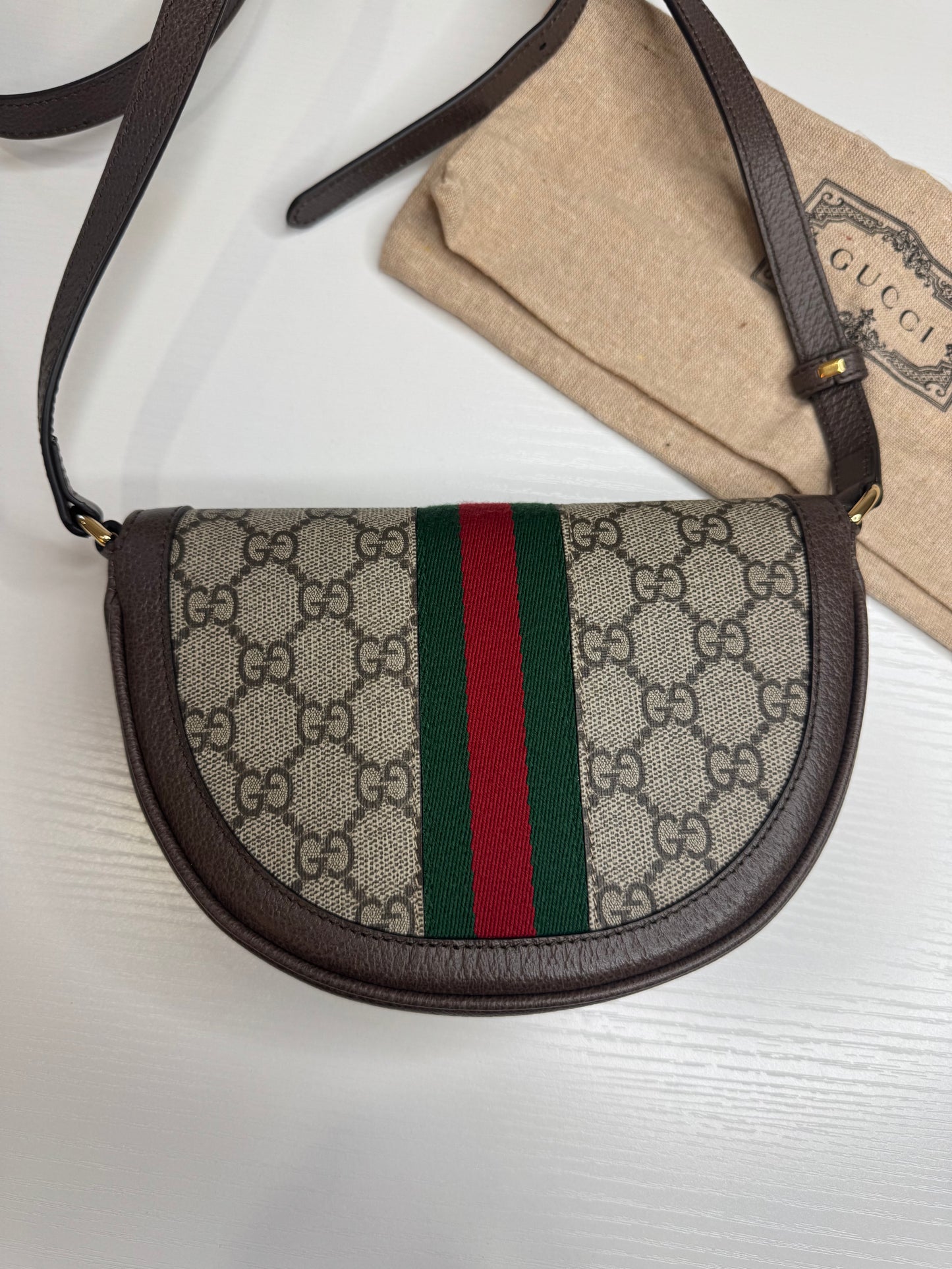 Gucci Ophidia Half Moon Crossbody