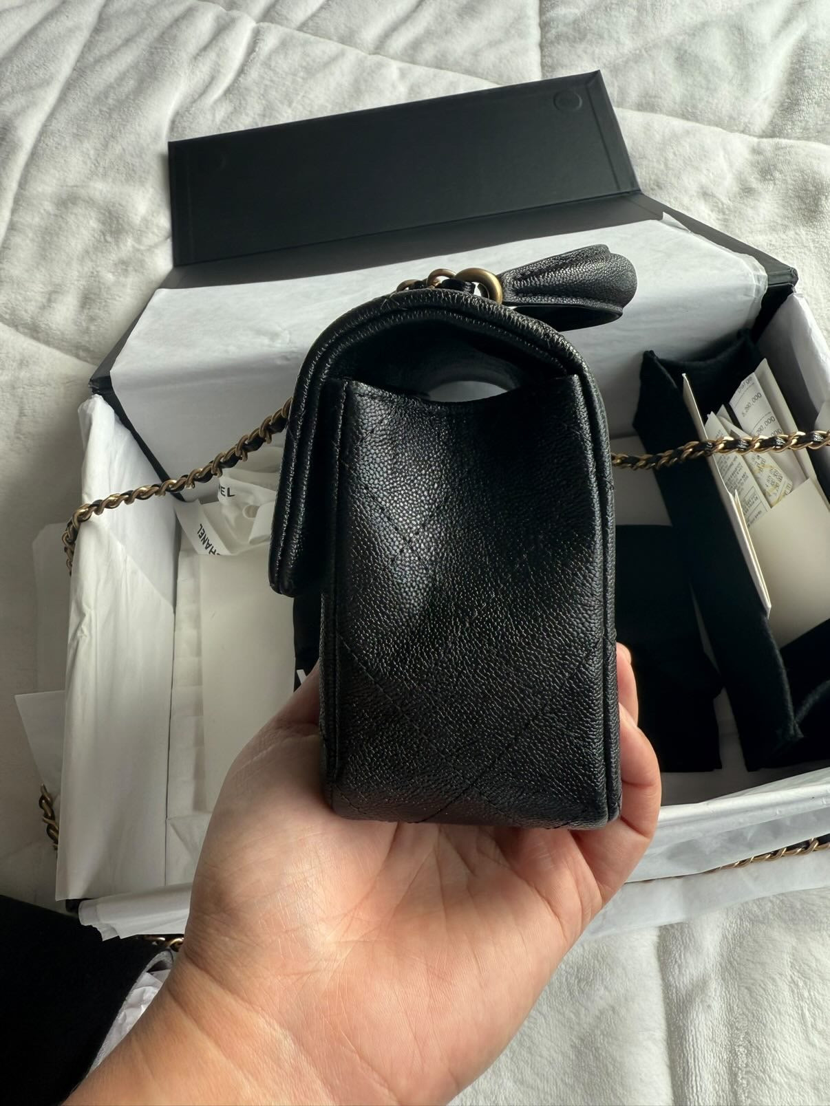 Chanel Caviar Mini Top Handle