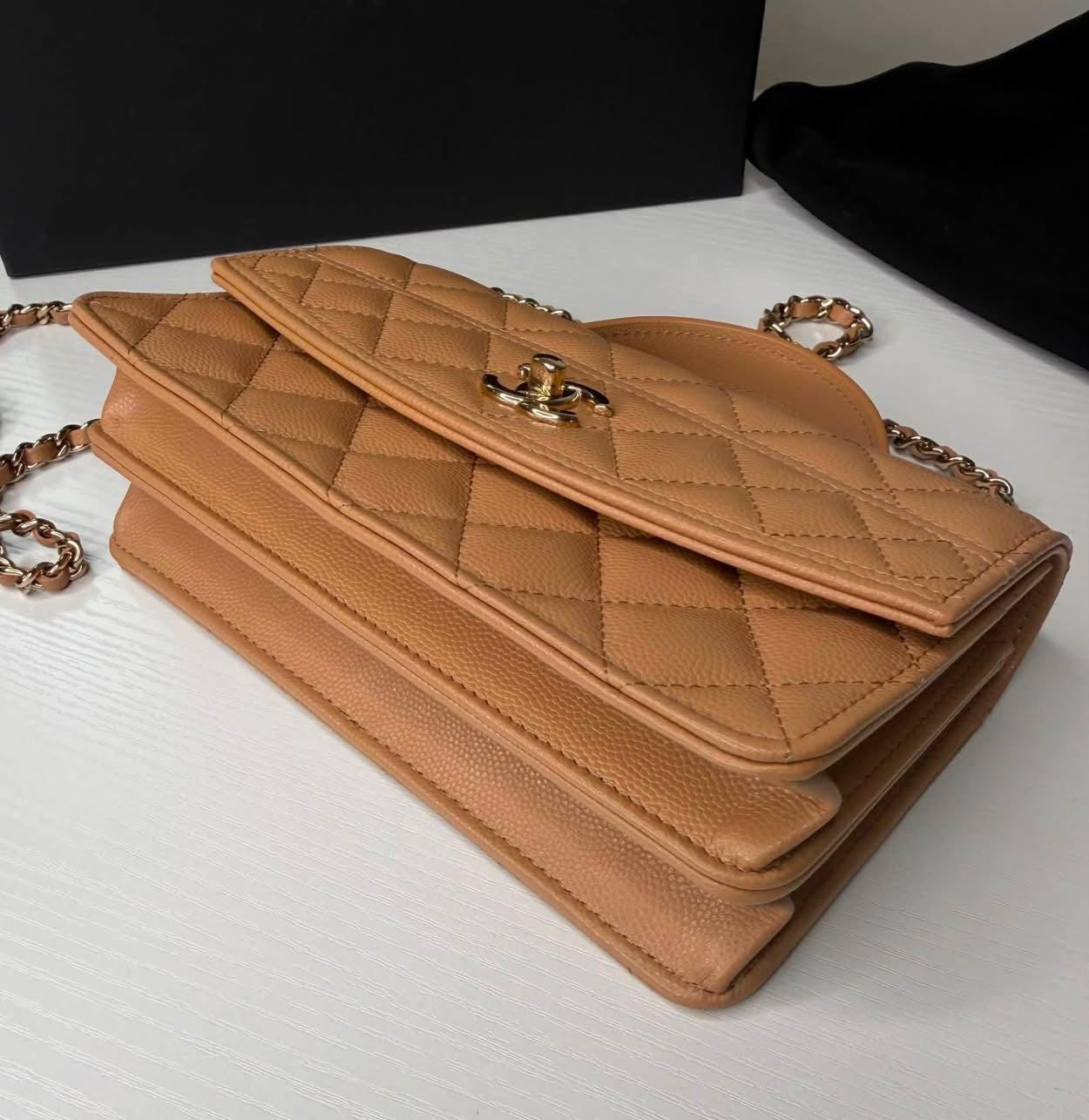 Chanel Caviar Clutch on Chain