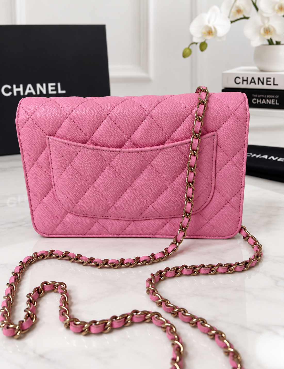 Chanel Caviar WOC Pink