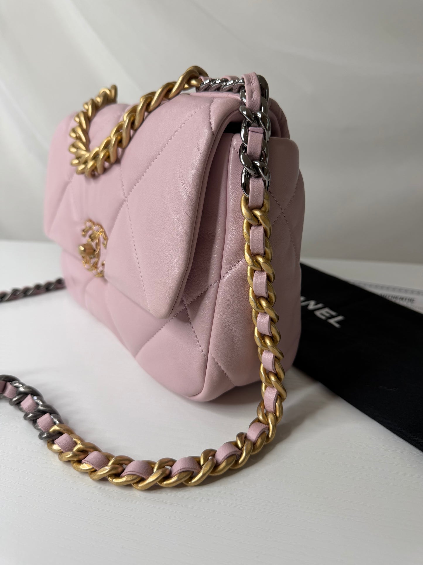 Chanel 19 Small-Medium Pink