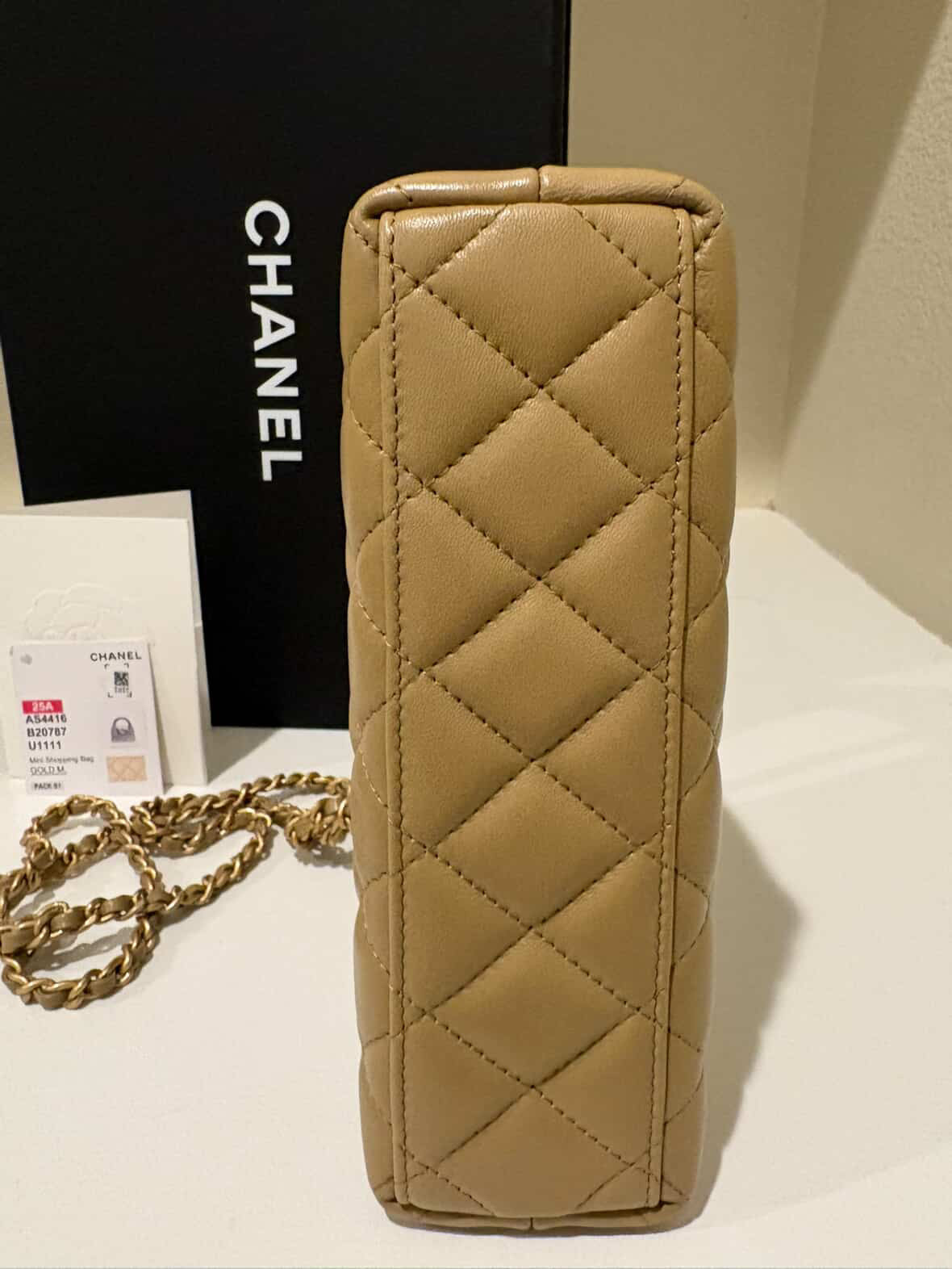 Chanel Kelly Beige GHW