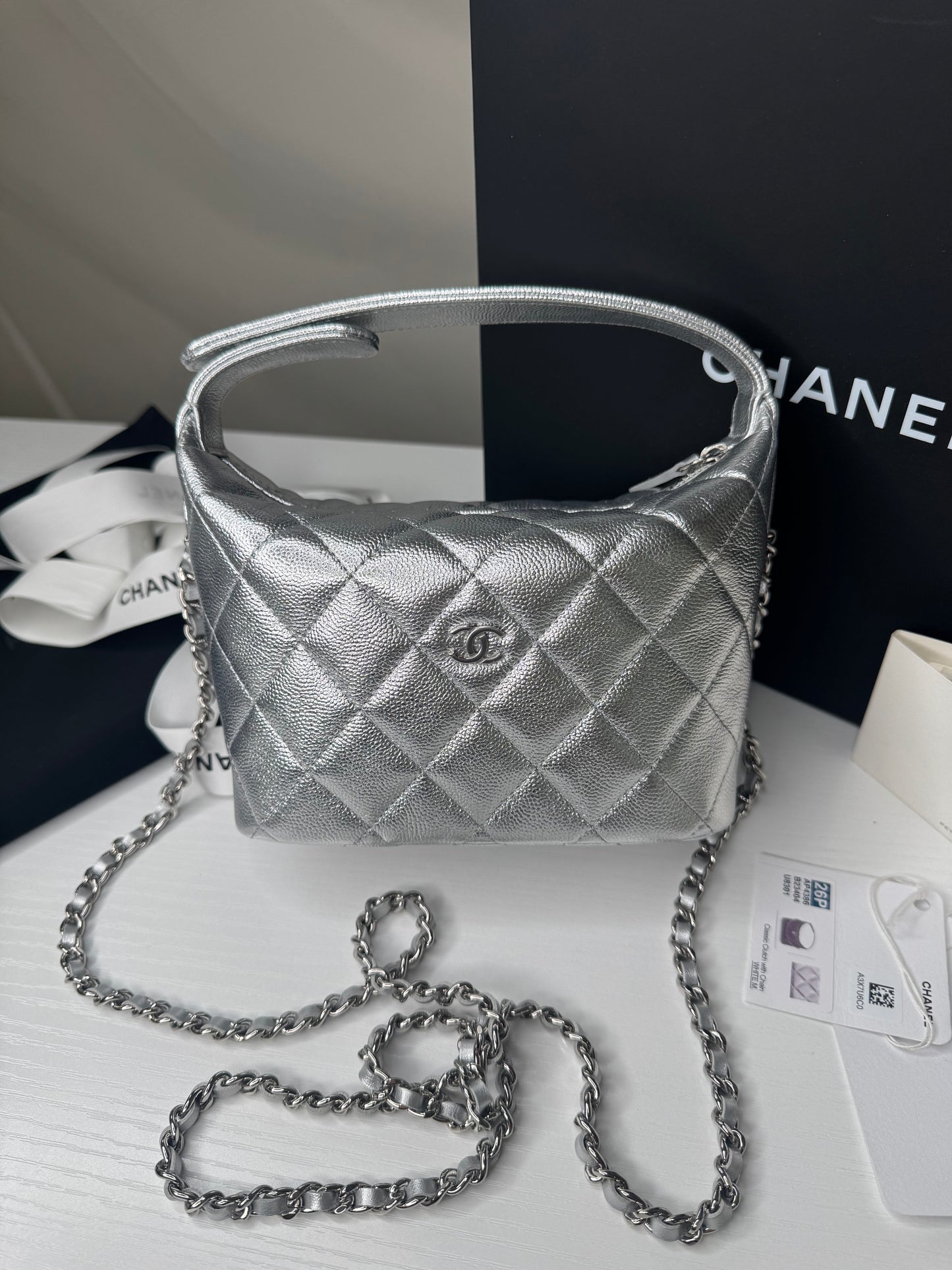 Chanel Caviar Mini Hobo Re-Waffle