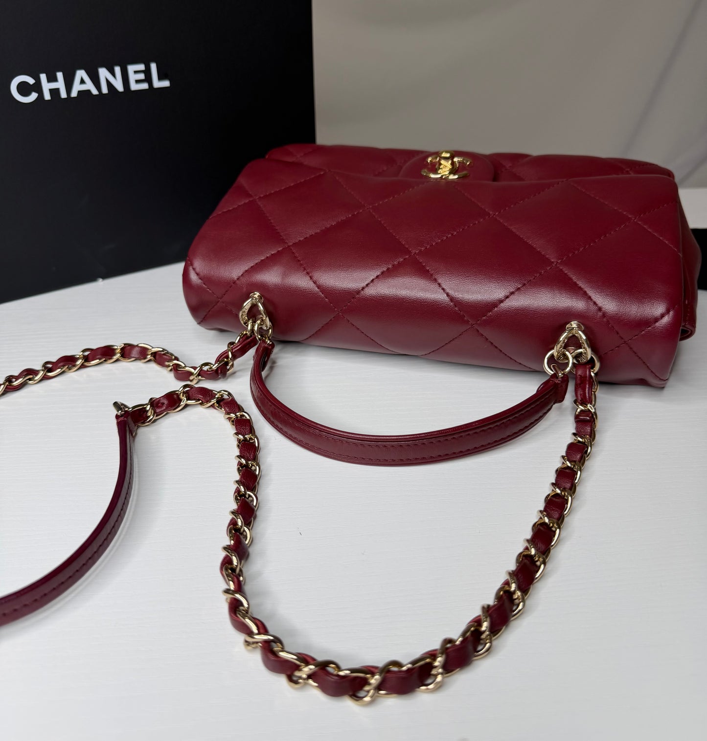 Chanel Lambskin Easy Carry Flap