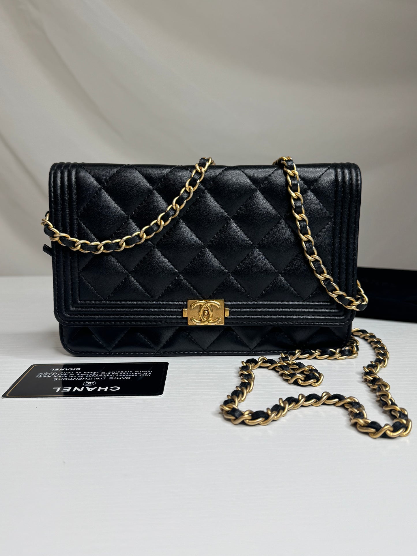 Chanel Boy WOC Lambskin