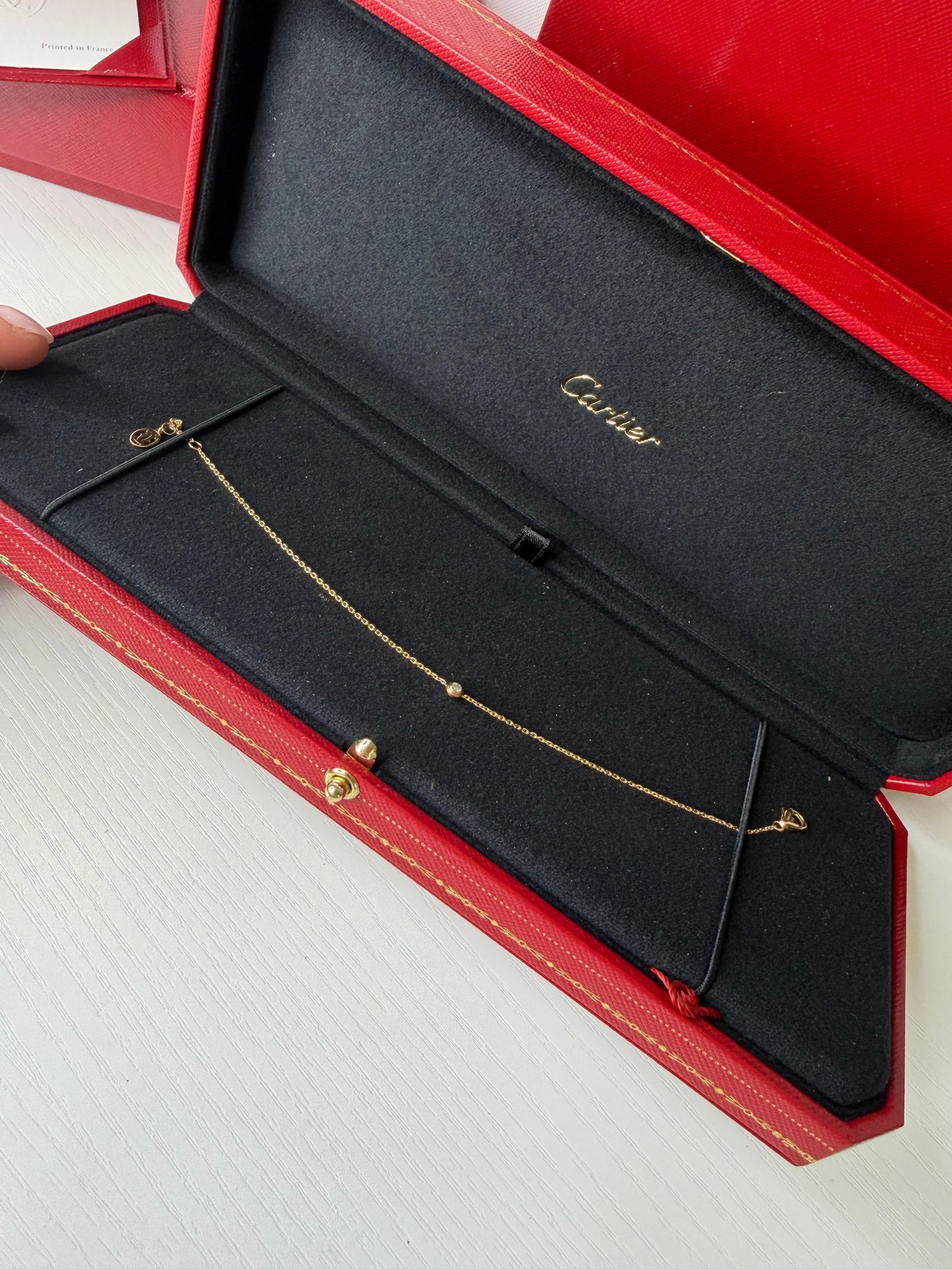 CARTIER D'AMOUR BRACELET, DIAMOND, MINI MODEL