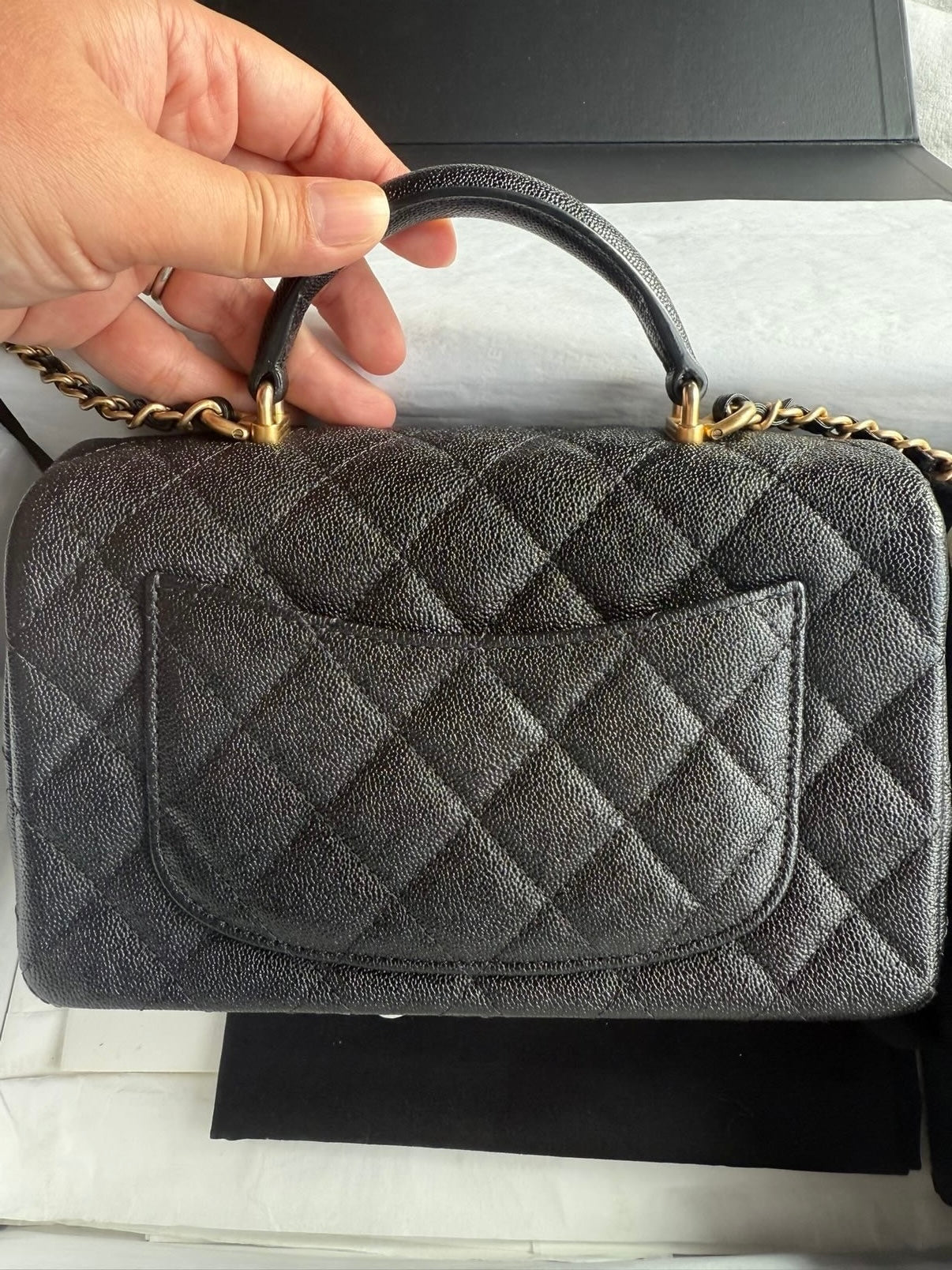 Chanel Caviar Mini Top Handle