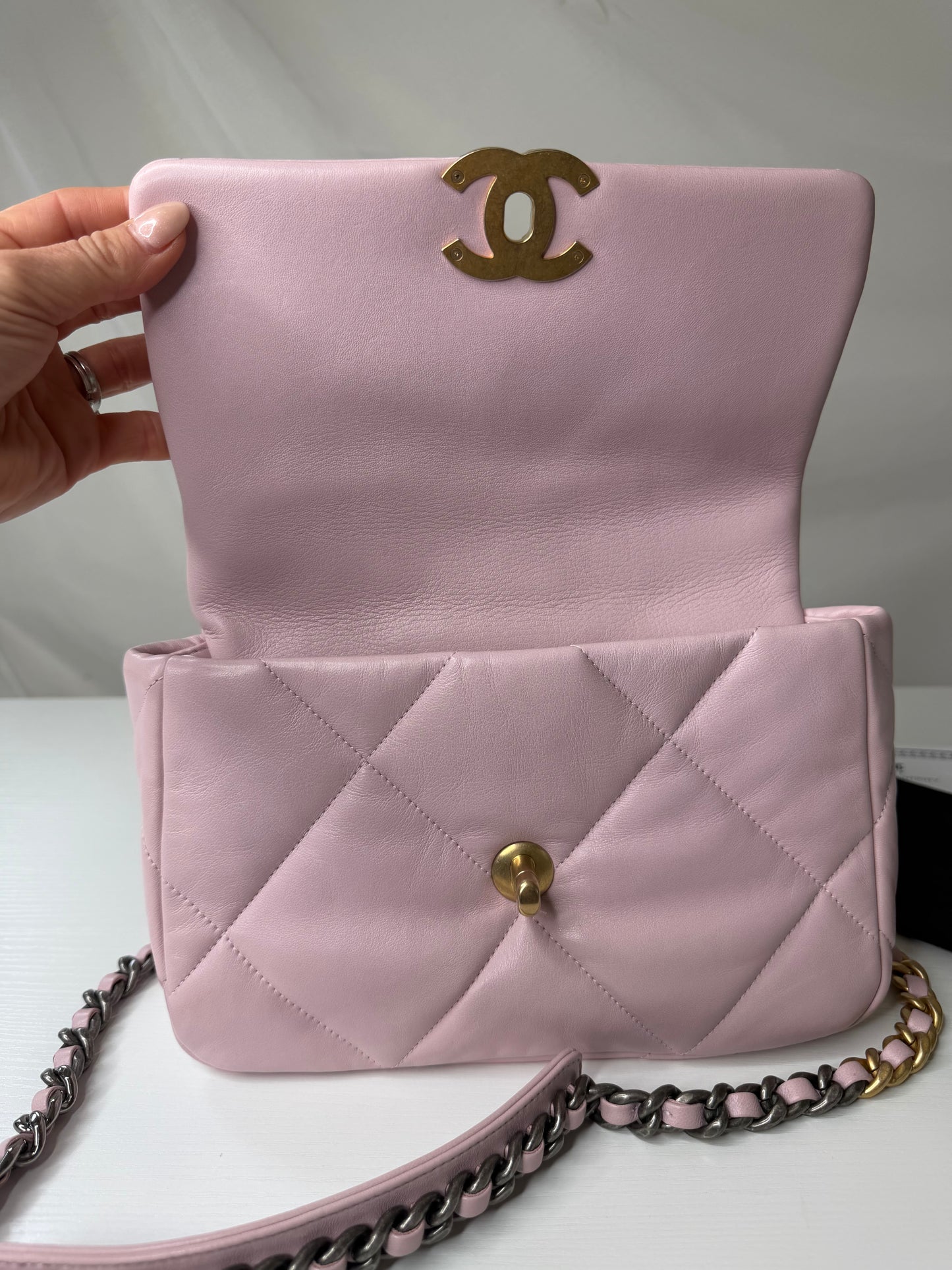 Chanel 19 Small-Medium Pink