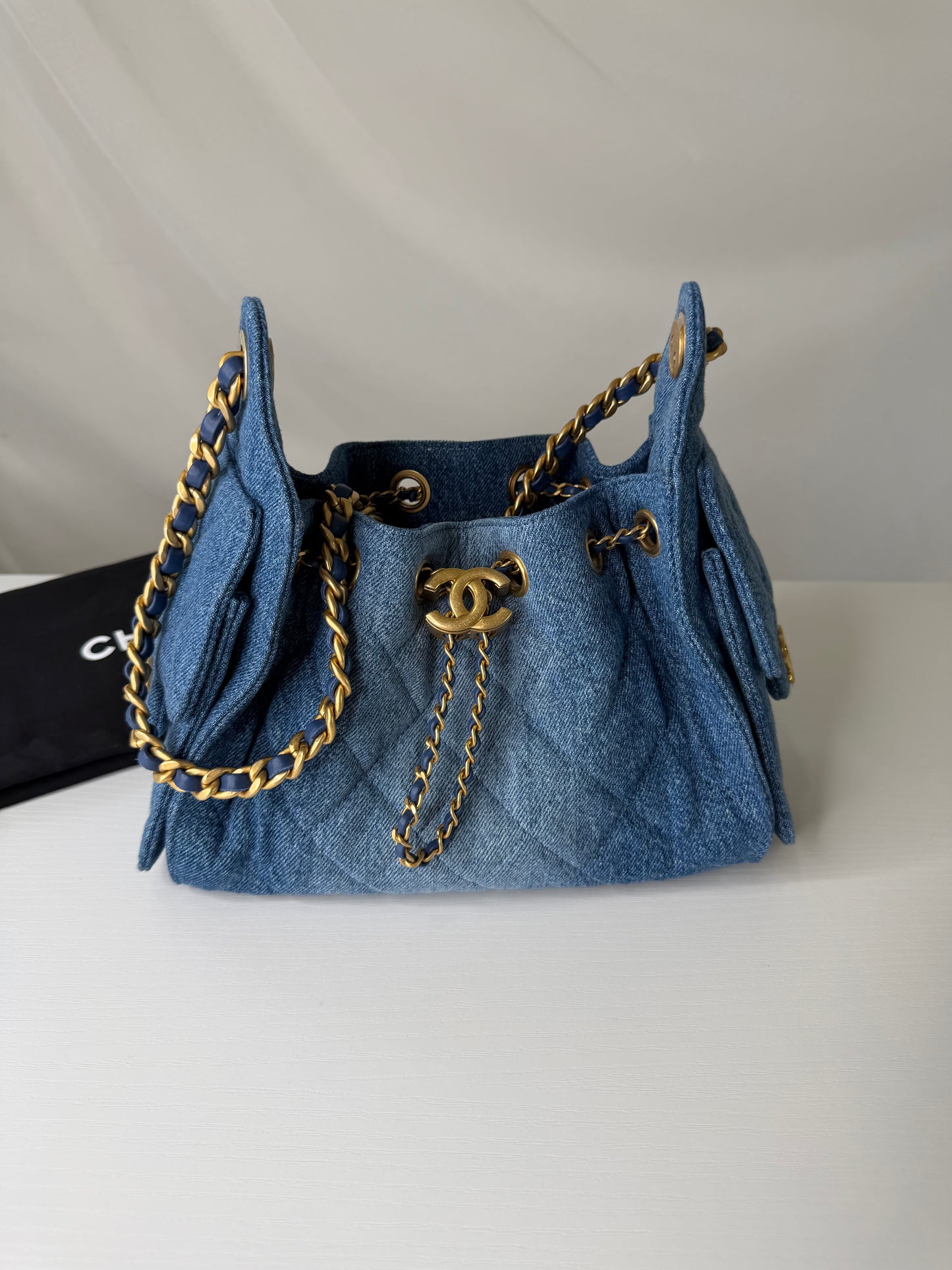 Chanel 25 Denim Mini
