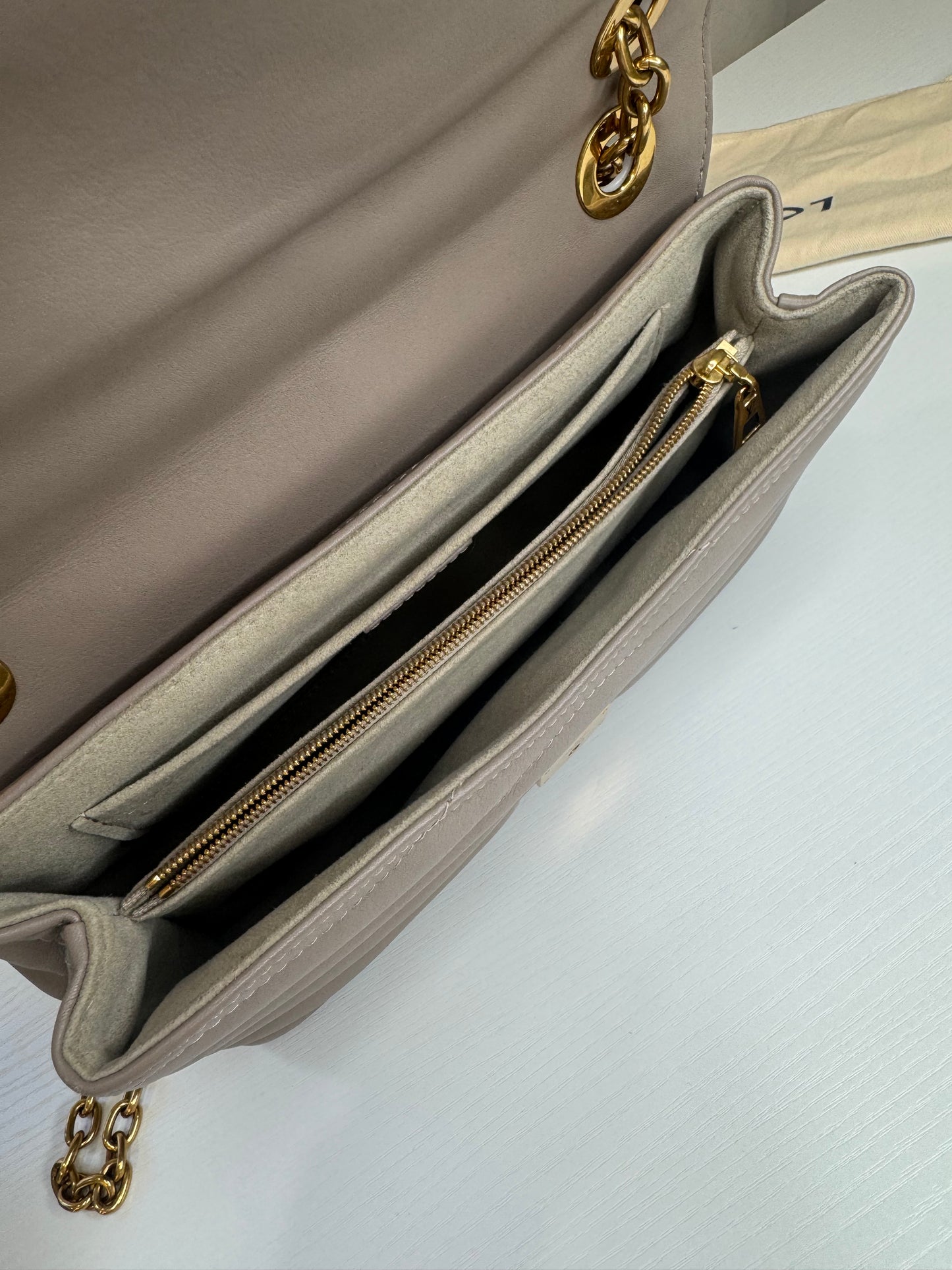 LV  New Wave Chain Bag Taupe