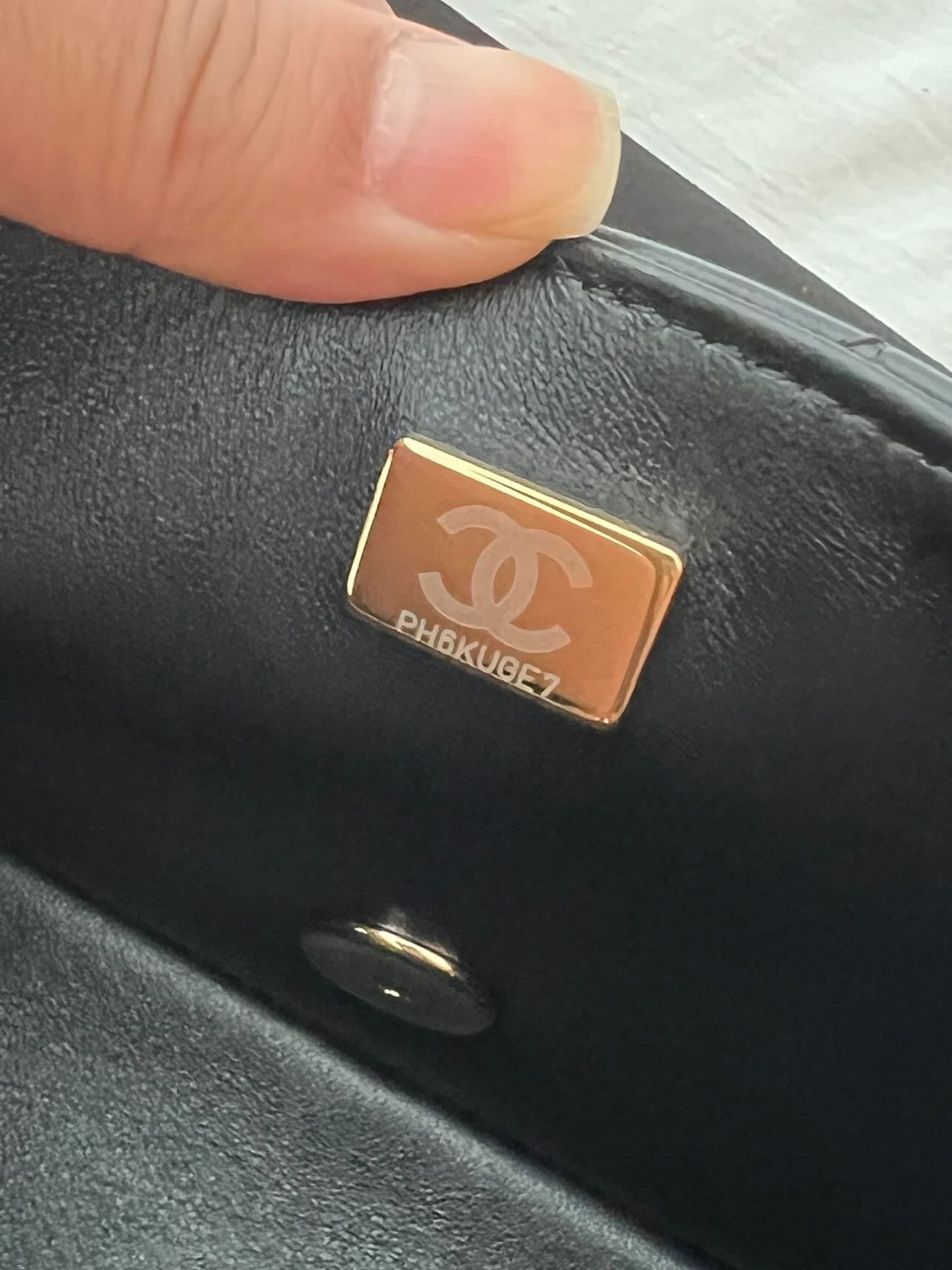 Chanel Mini Black Lambskin GHW