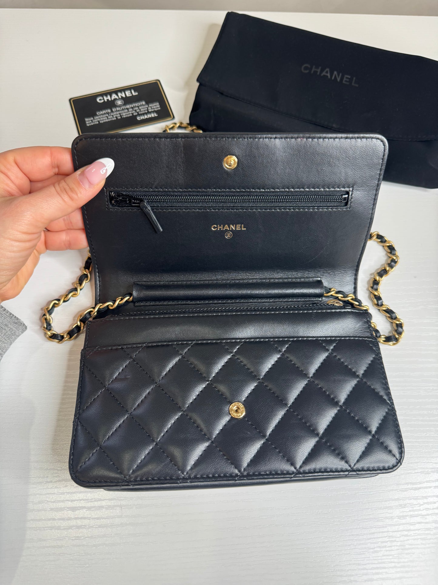 Chanel Boy WOC Lambskin