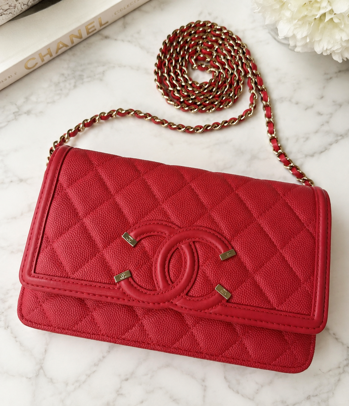 Chanel Caviar Filigree WOC