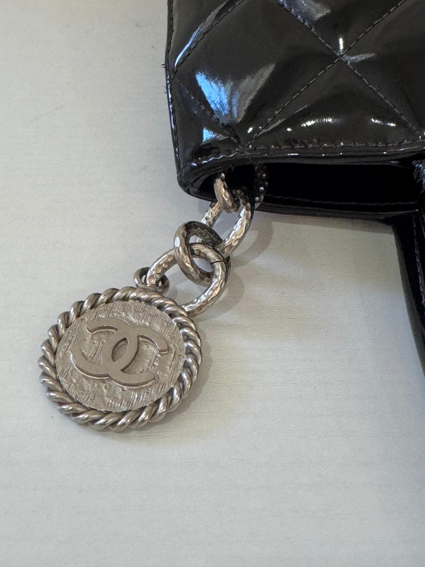 Chanel Medallion Patent Tote