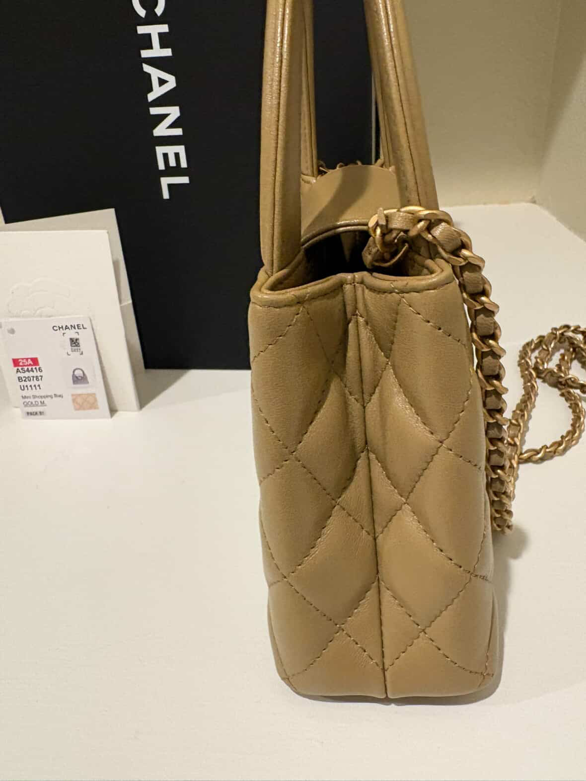 Chanel Kelly Beige GHW