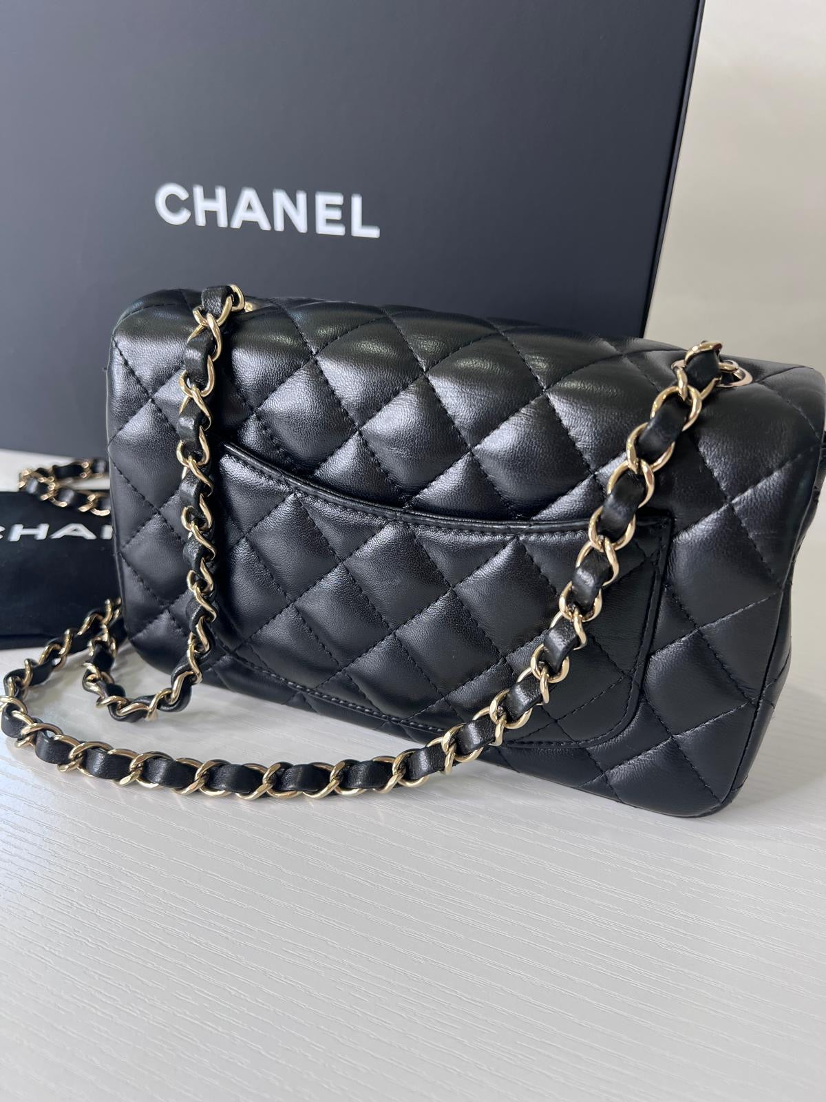 Chanel Mini Flap Lambskin GHW