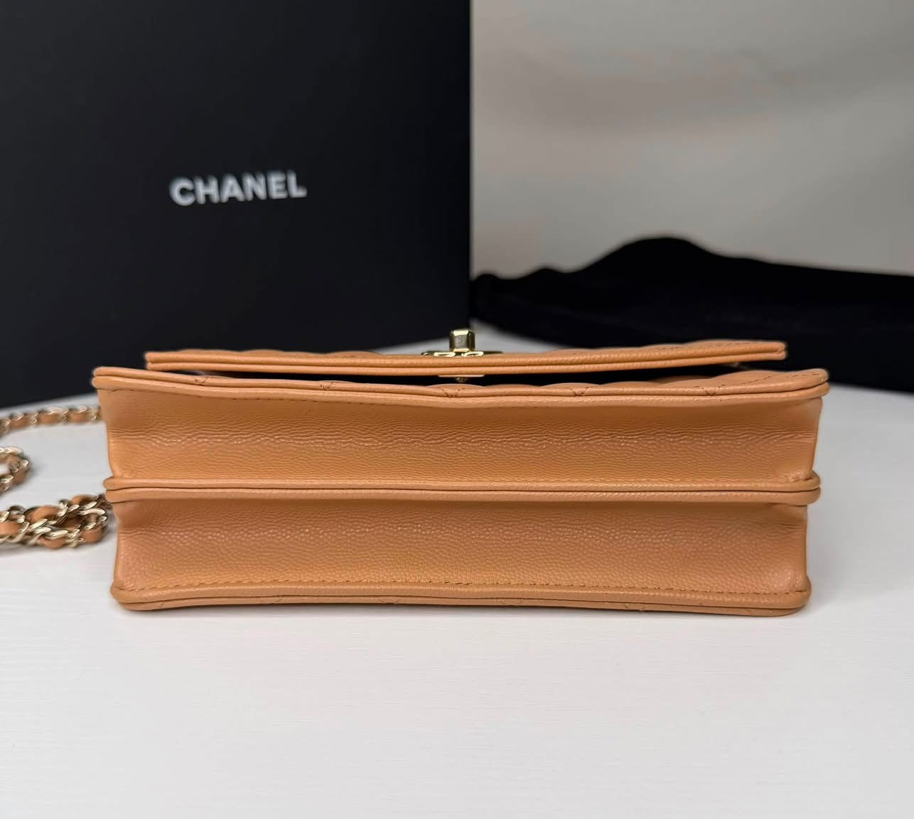 Chanel Caviar Clutch on Chain
