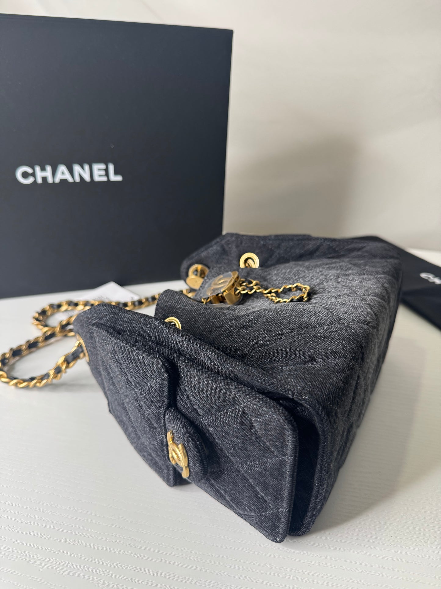 Chanel 25 Mini Denim