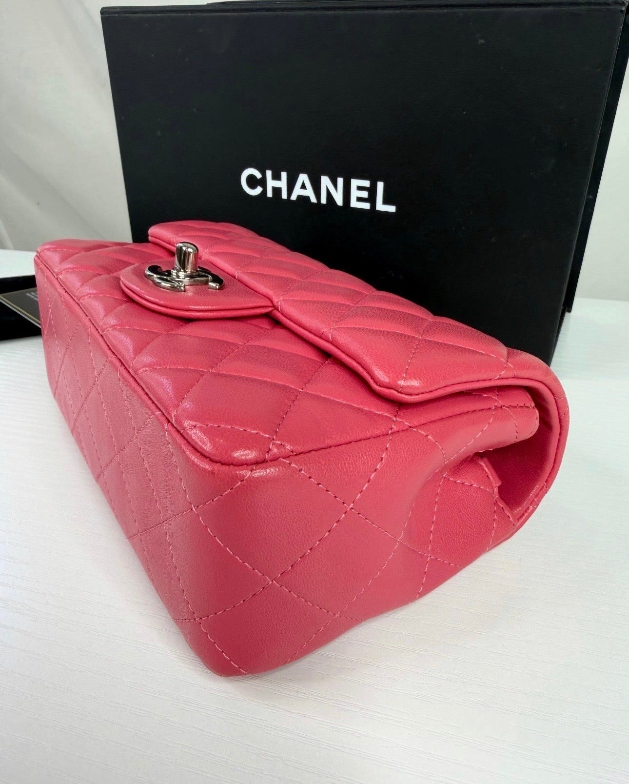 CC Lambskin Pink Mini SHW