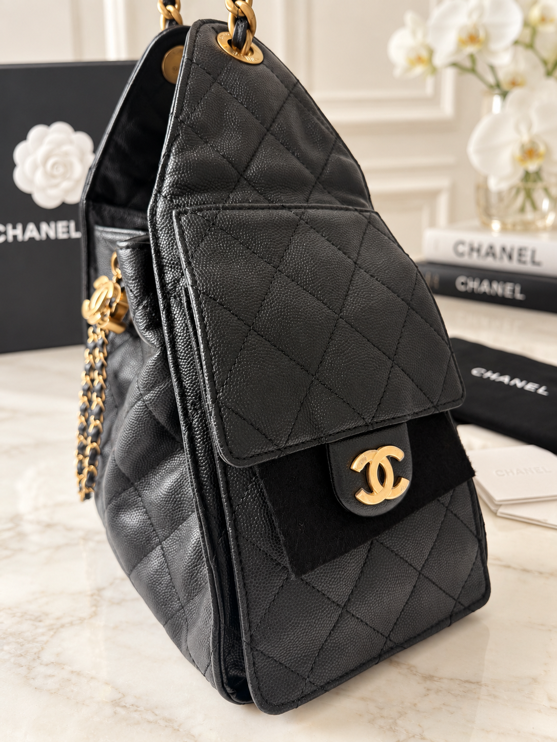 Chanel 25 Small Re-Waffle