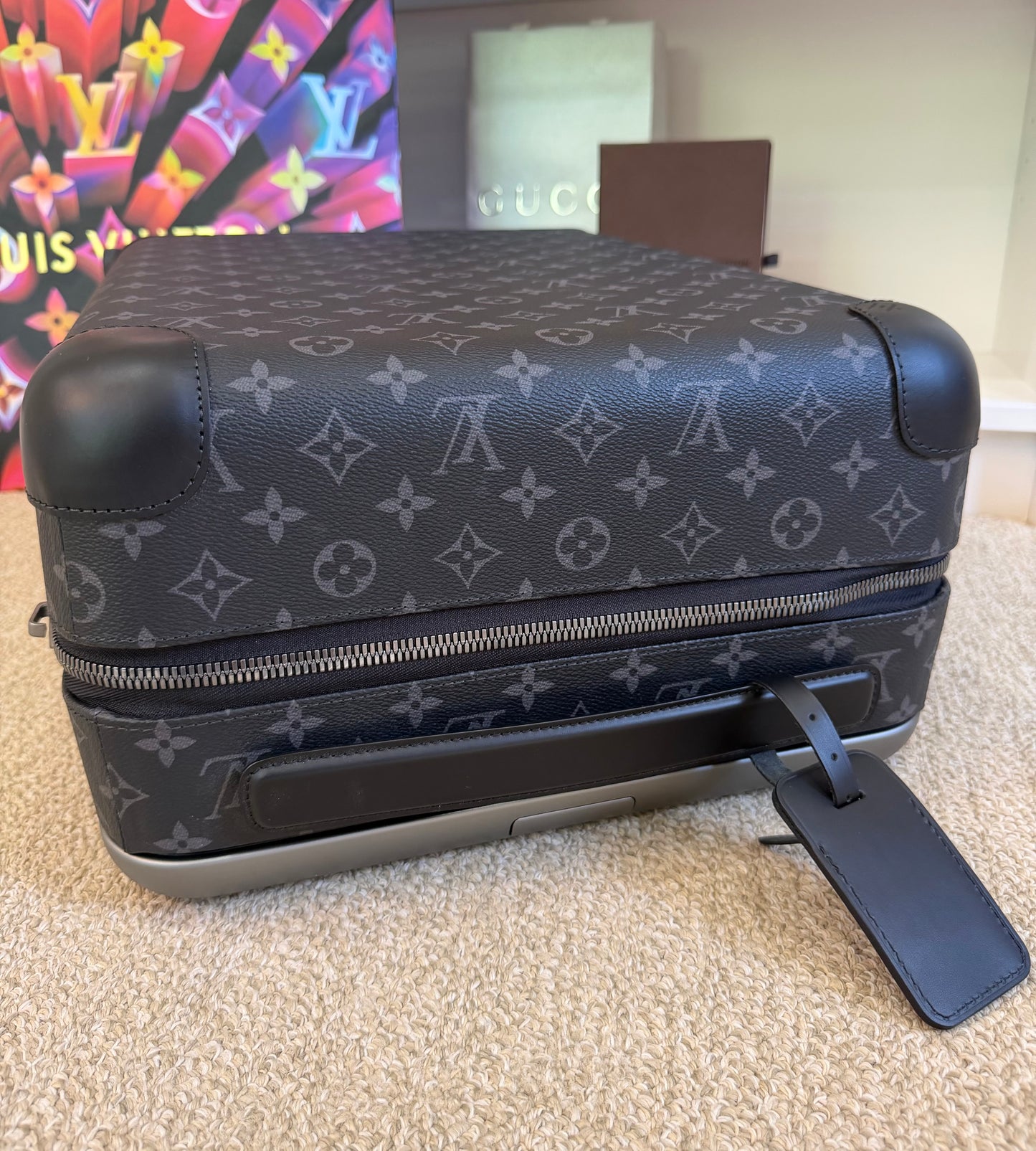 Louis Vuitton Horizon 55 Eclipse Monogram Eclipse Canvas
