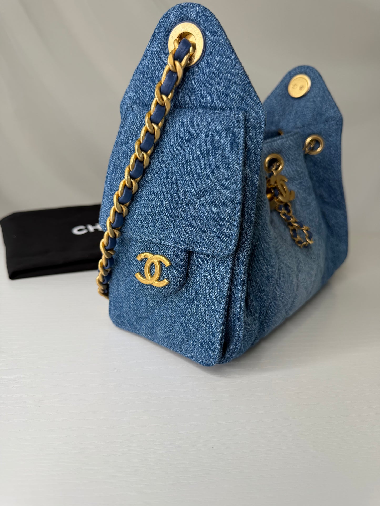 Chanel 25 Denim Mini
