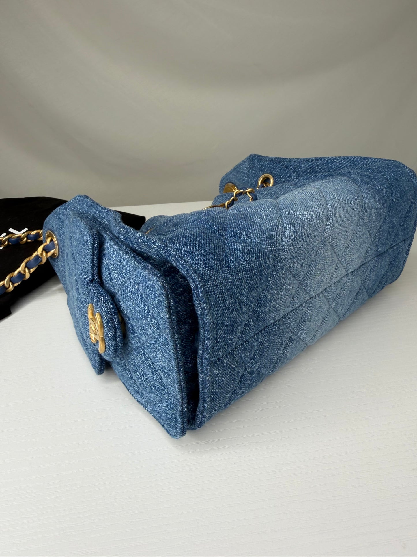 Chanel 25 Denim Mini