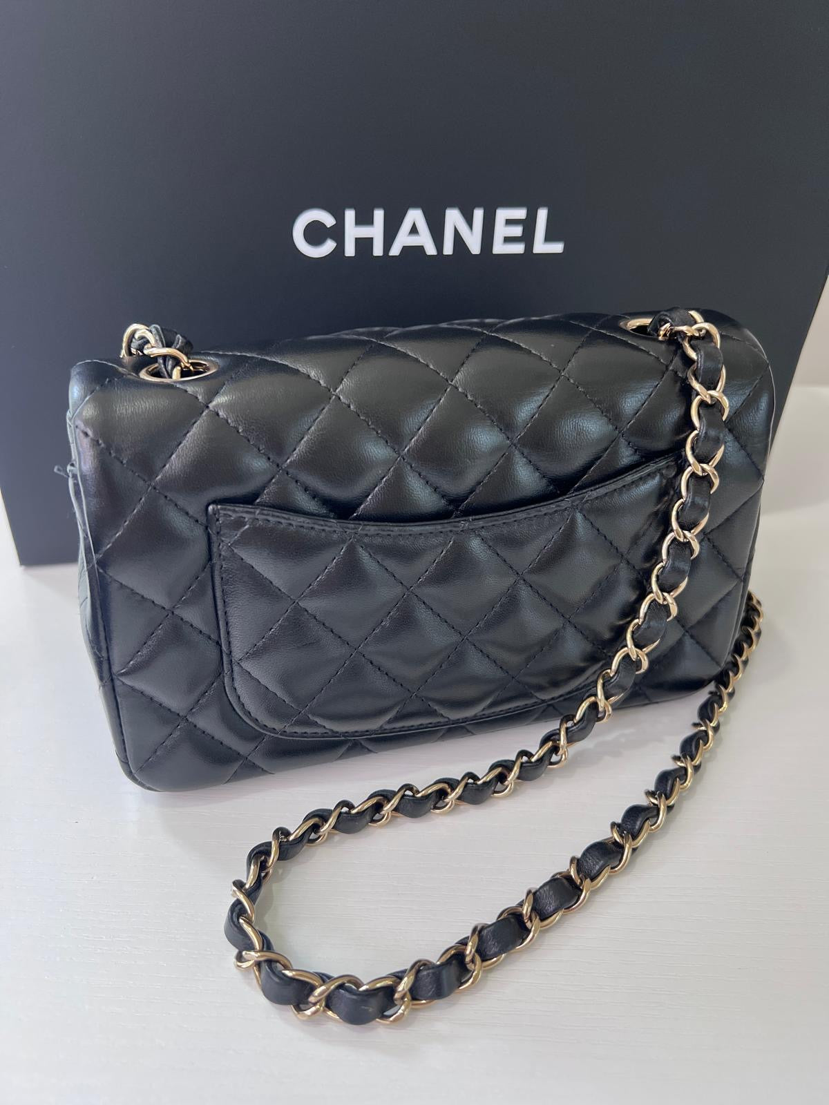 Chanel Mini Flap Lambskin GHW
