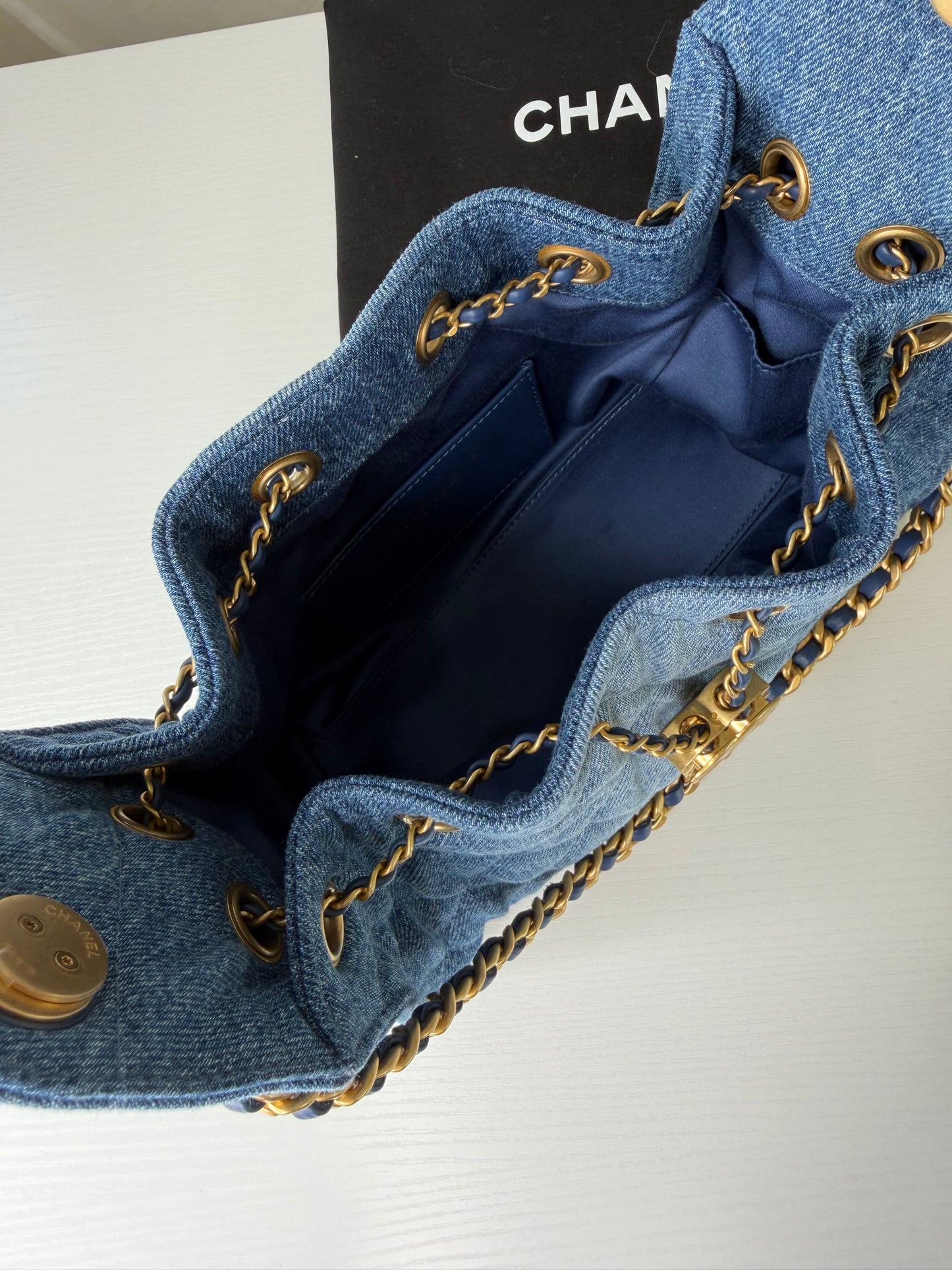 Chanel 25 Denim Mini