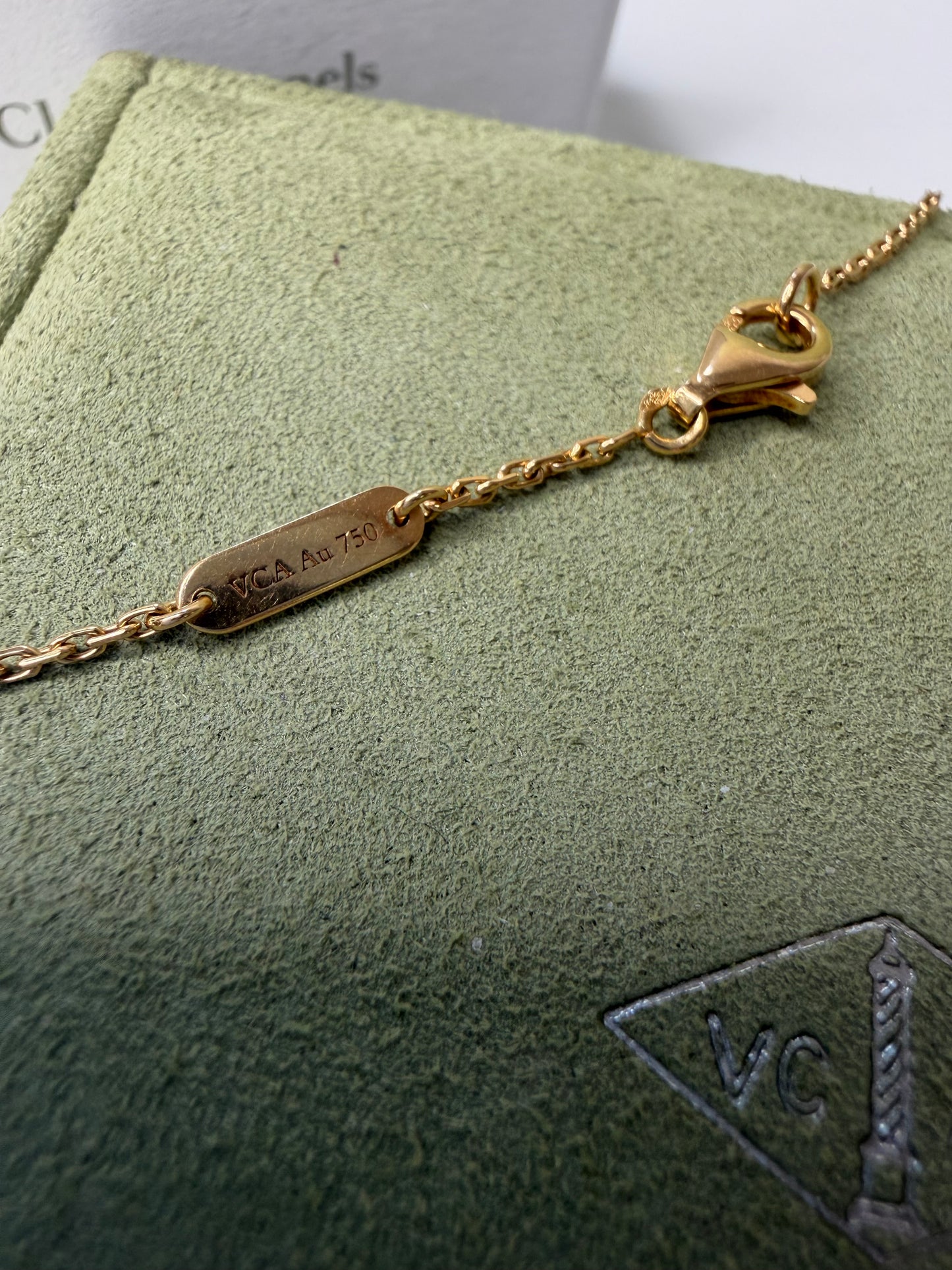 VCA Vintage Onyx Necklace
