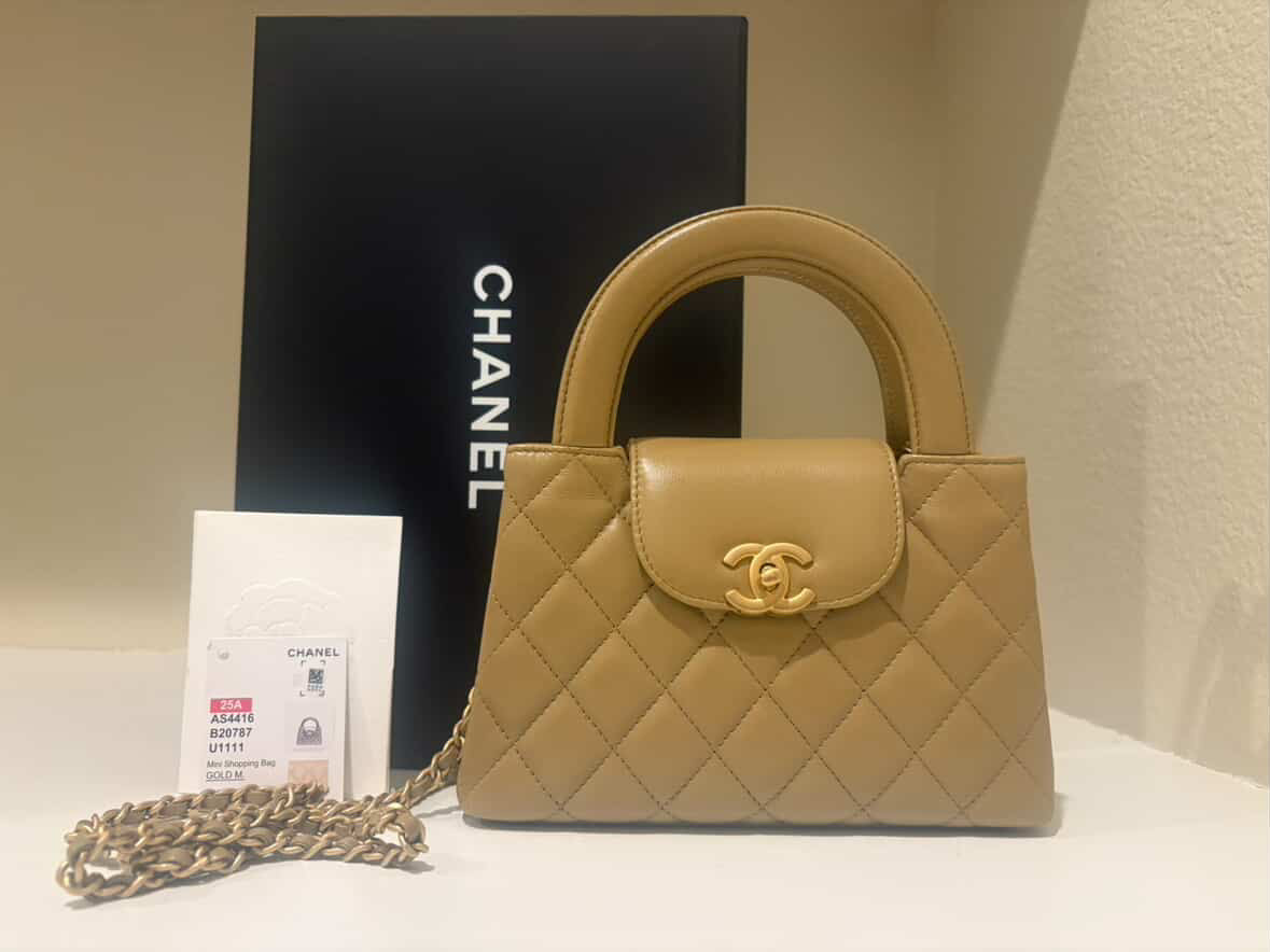 Chanel Kelly Beige GHW