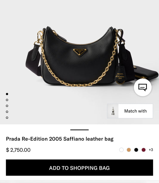 Prada Saffiano Re-edition