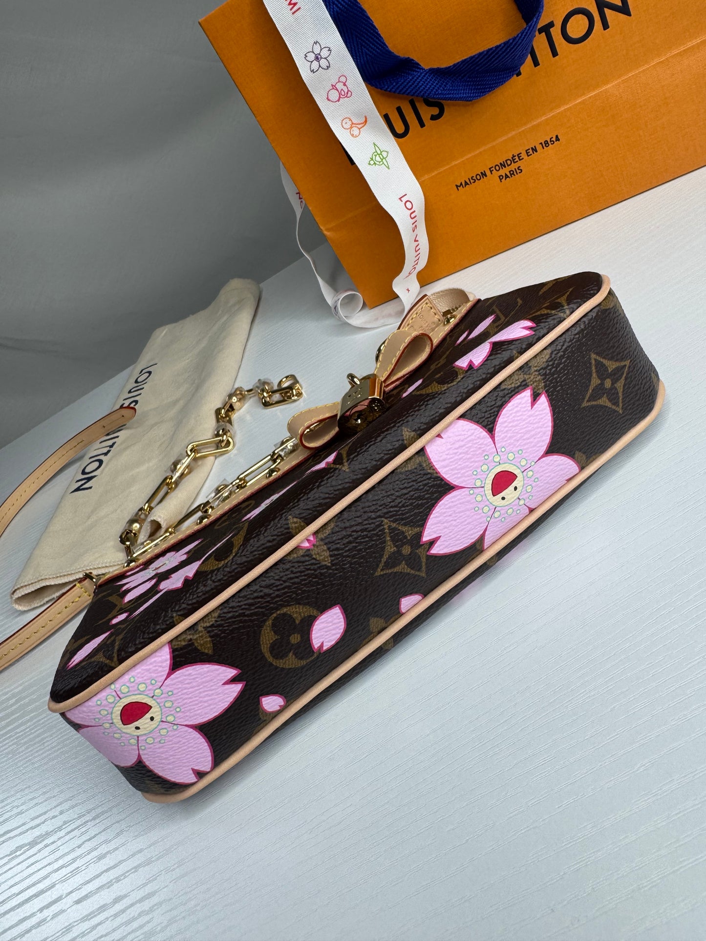 LV Cherry Blossom Pochette