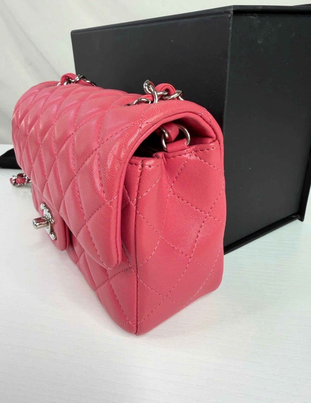 CC Lambskin Pink Mini SHW