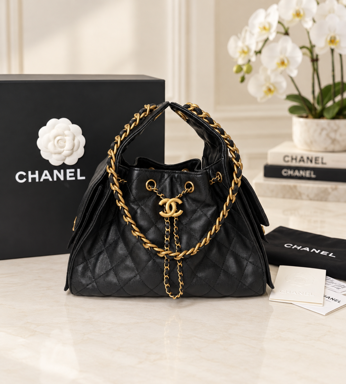 Chanel Caviar 25 Small