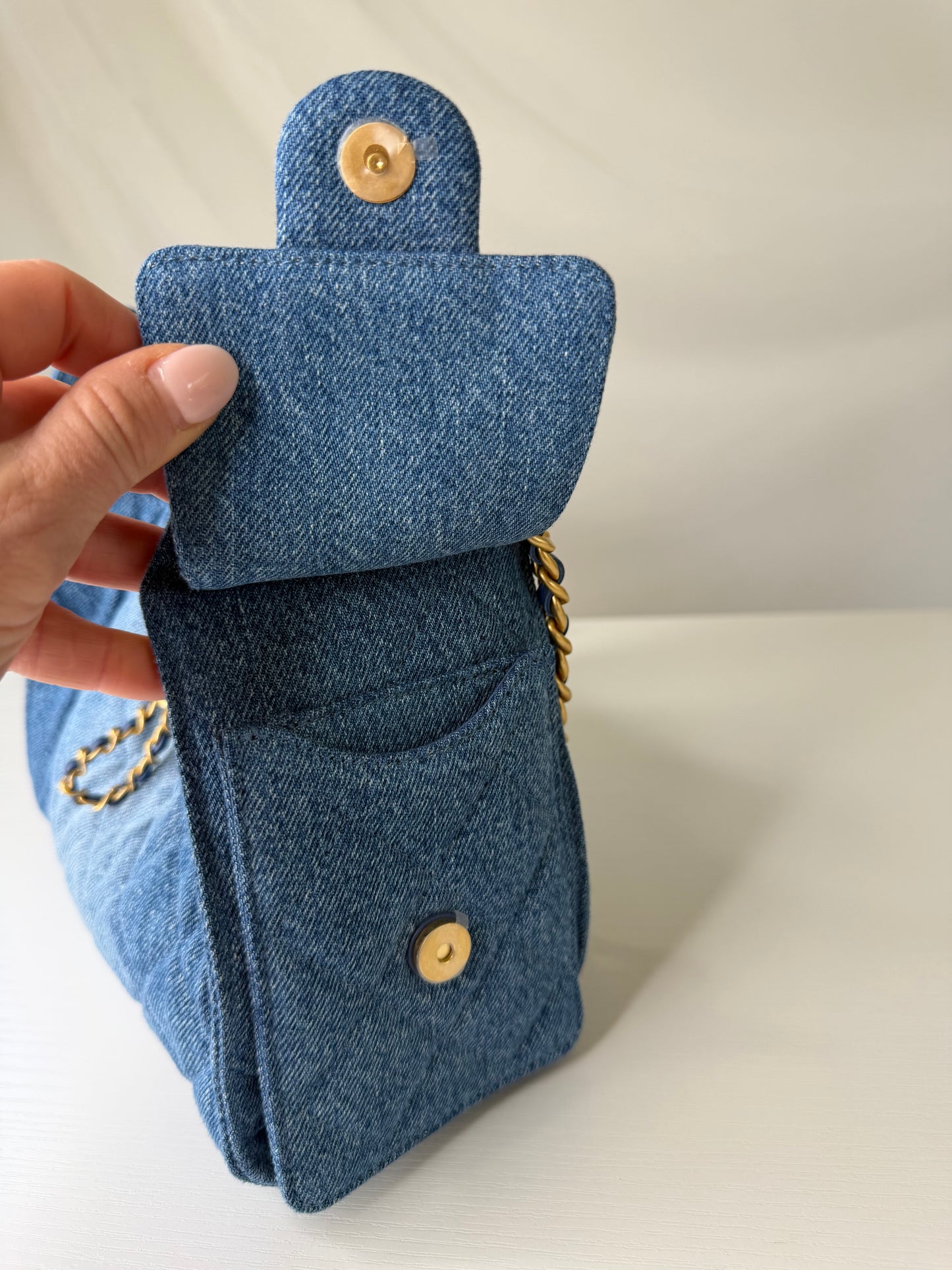 Chanel 25 Denim Mini