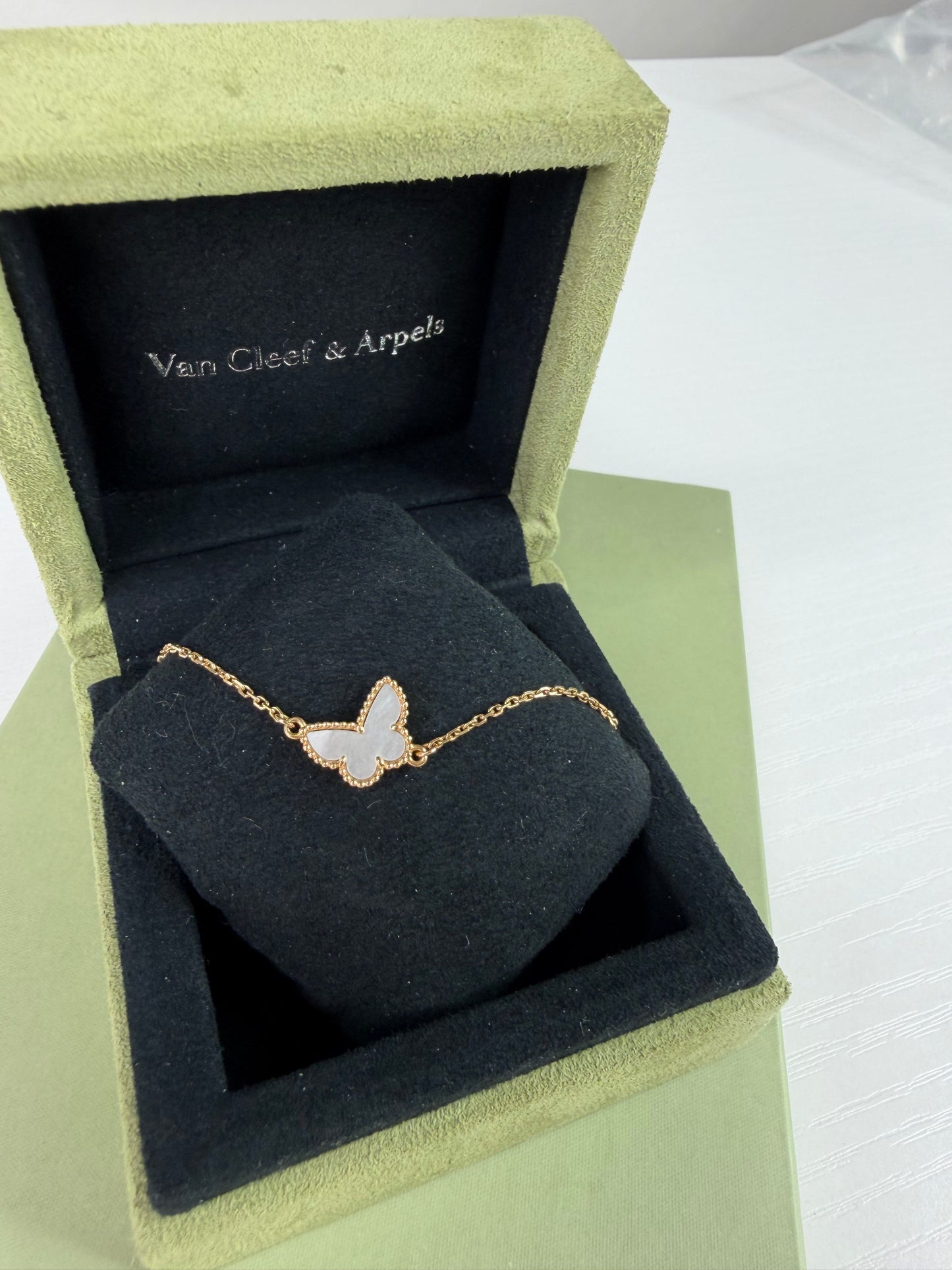 VCA MOP Butterfly Bracelet