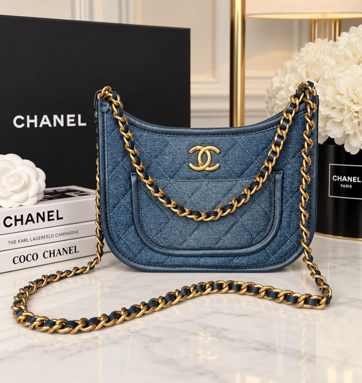 Chanel Denim Hobo