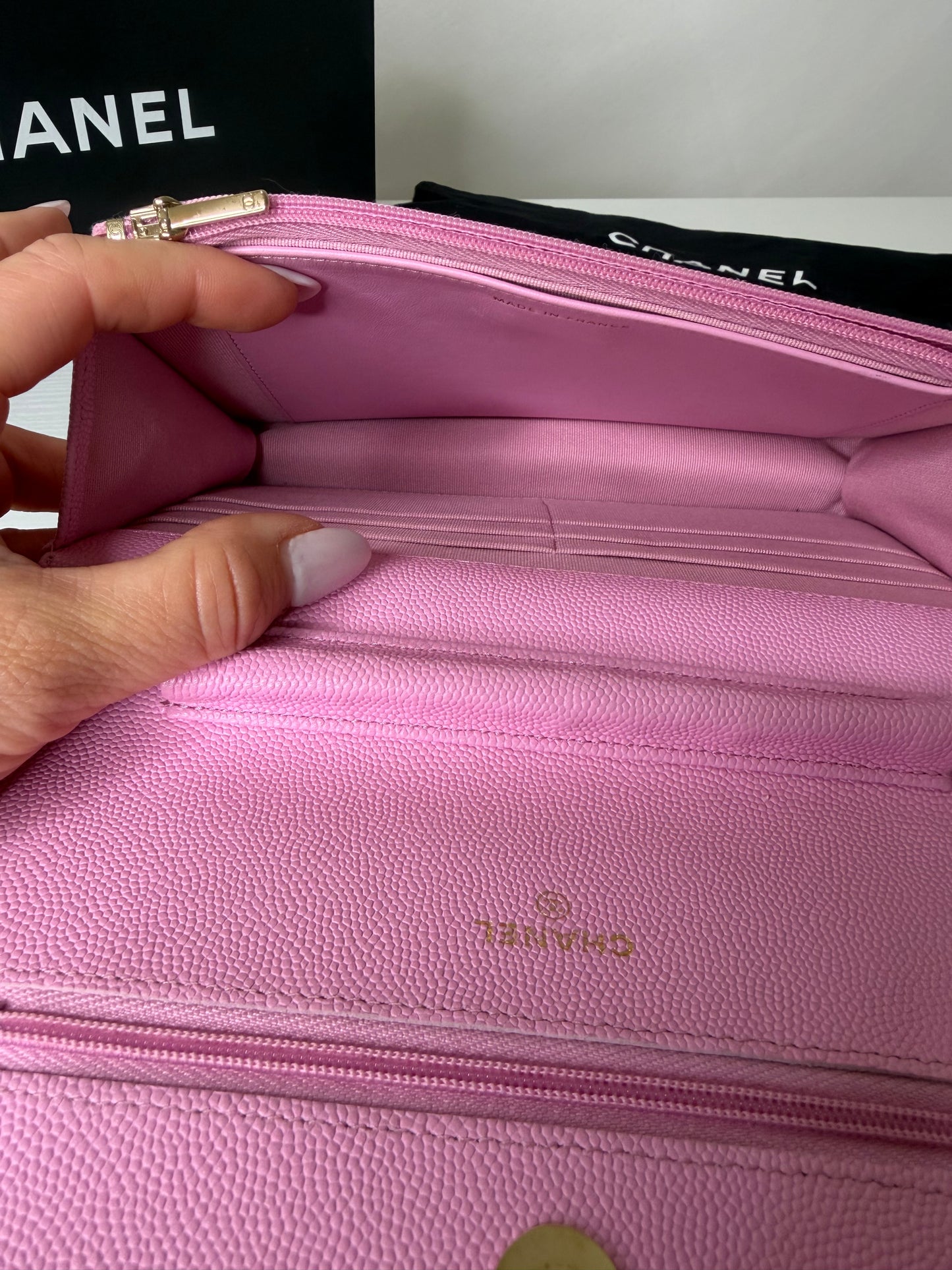 Chanel Caviar WOC
