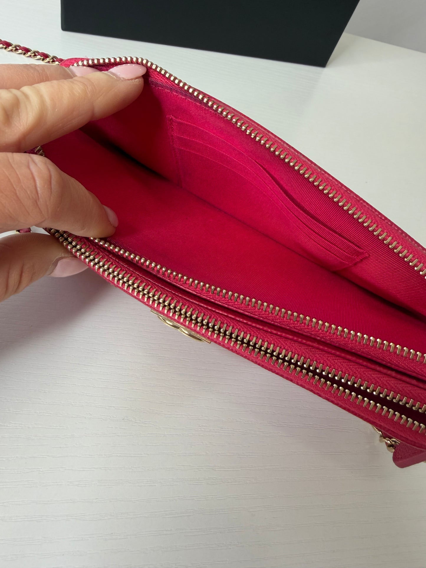 Chanel Caviar Double Zip