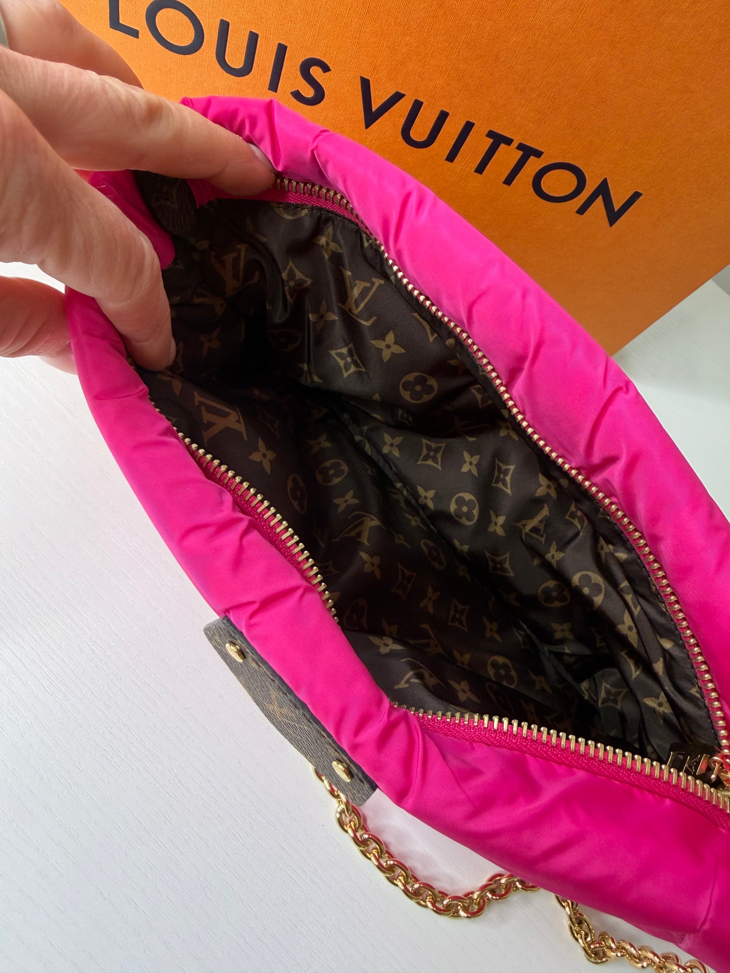 LV Pillow Pochette Pink