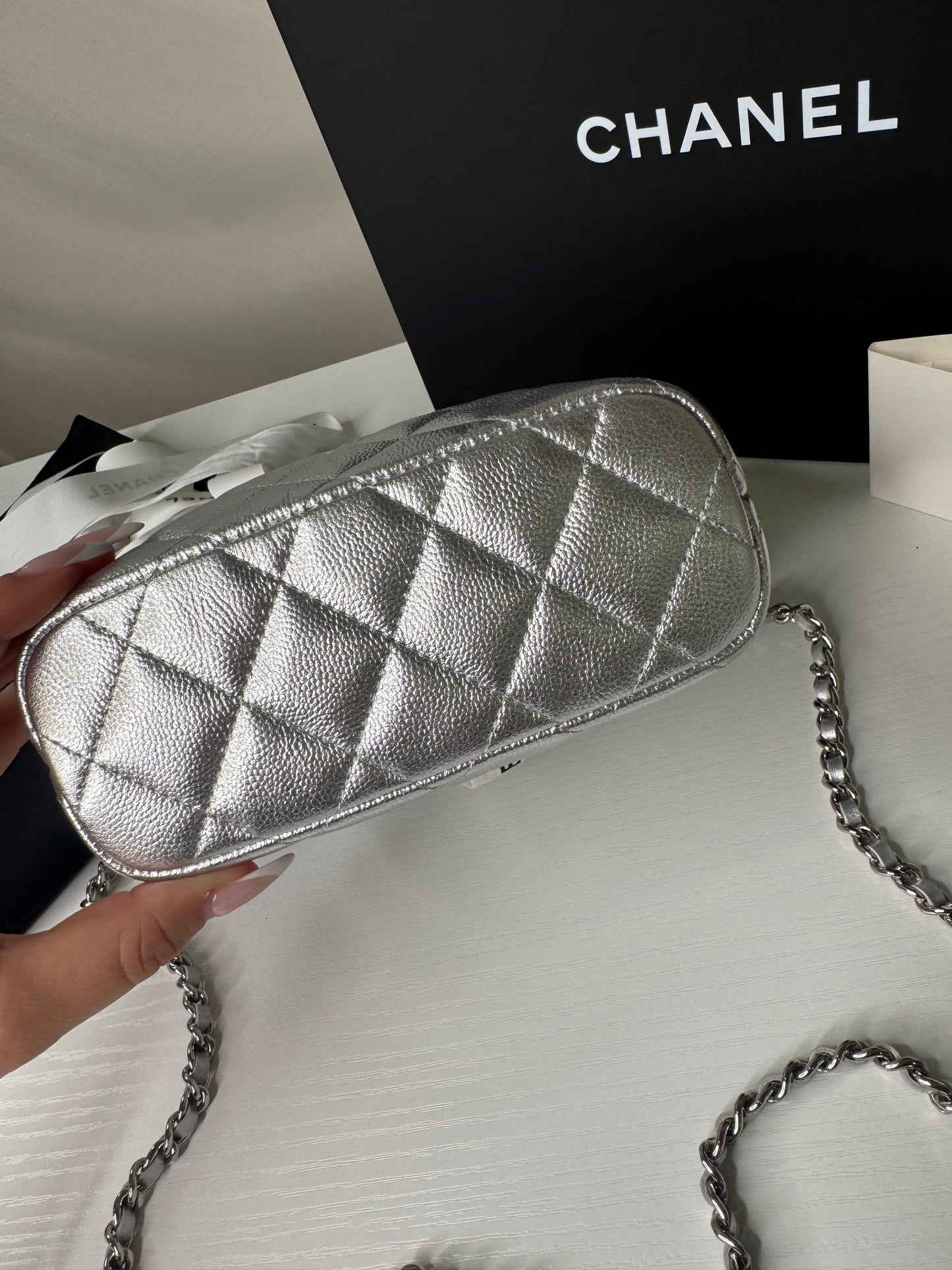 Chanel Caviar Mini Hobo Re-Waffle