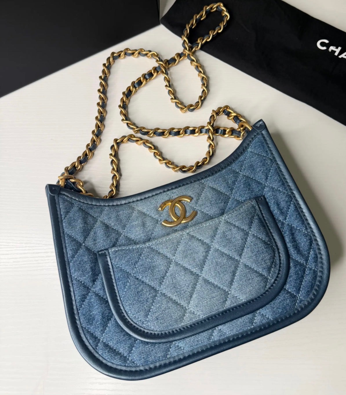 Chanel Denim Hobo
